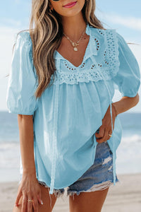 Lace Patchwork Top