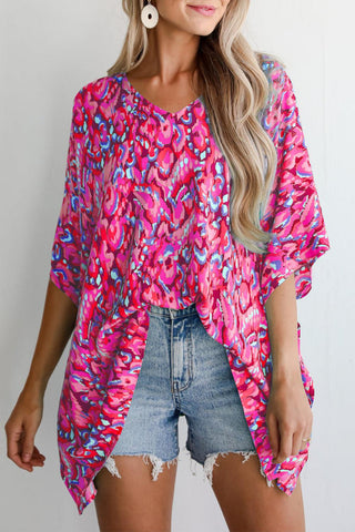Oversized Abstract Top