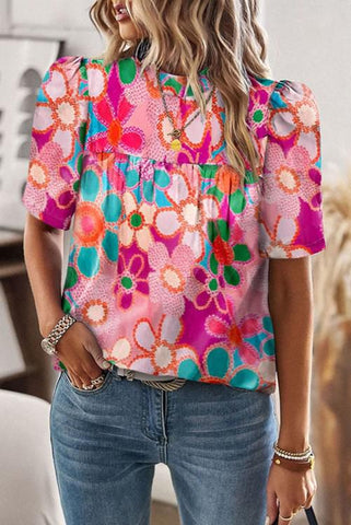 BOHO Flower Power Top