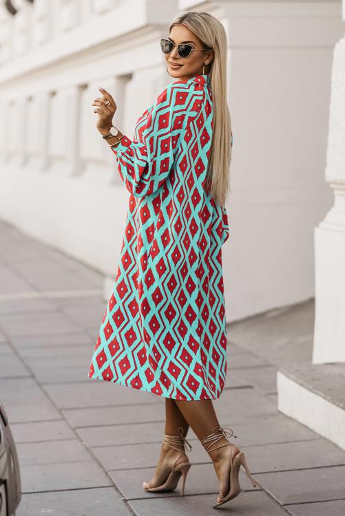 Sky Blue Shirt Dress