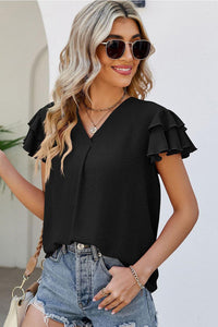 Ruffle The Feathers Top