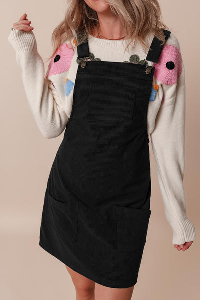 Overall Corduroy Dress