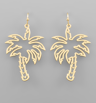 Palm Tree Earrings