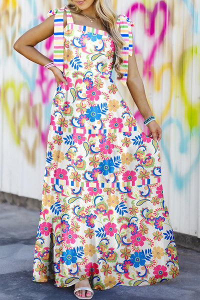 Rainbow Floral Maxi