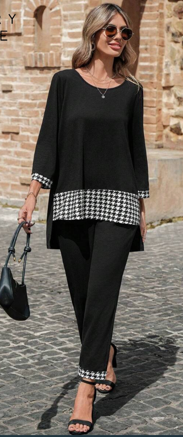 Houndstooth Perfection Set