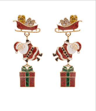 Santa is Coming to Town Earrings