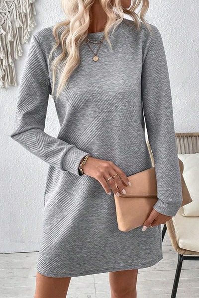 Textured Shift Dress