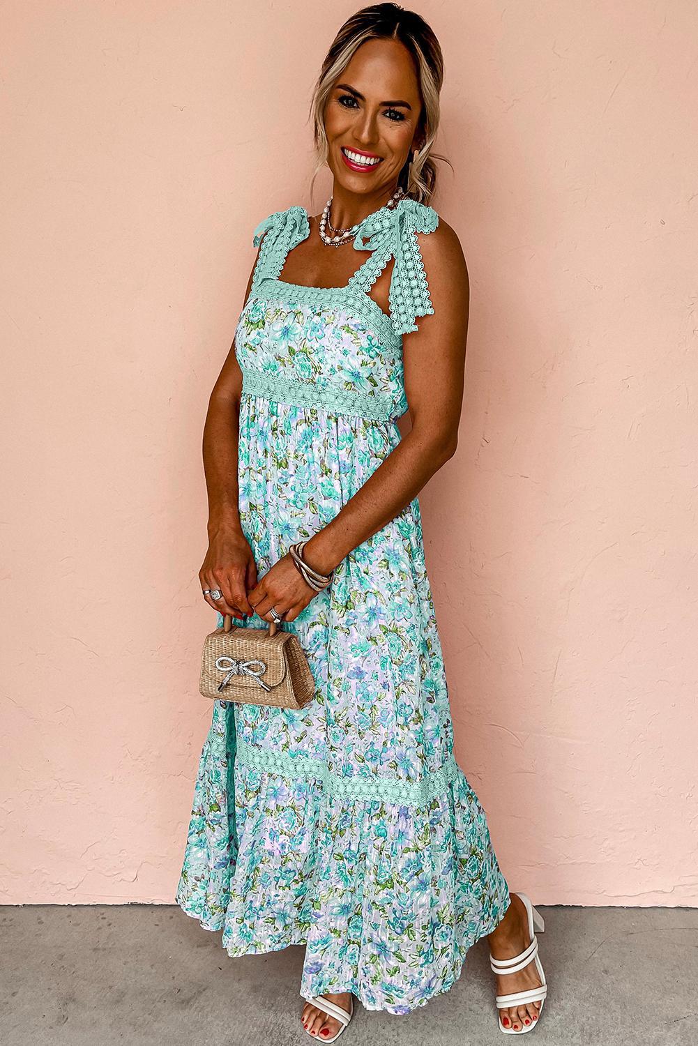 Green Lace Floral Perfection