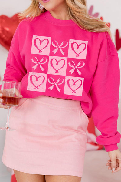 Heart and Bow Sweatshirt