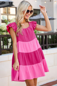 Pink Flutter for the Win Dress