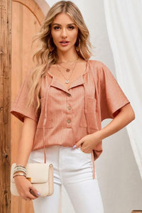 Textured Button Top