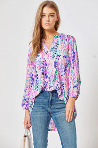 Lizzy - Floral Fantasy Top