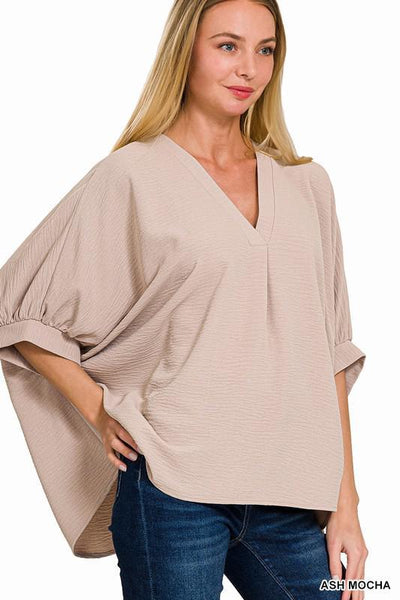 Airflow PUff Half Sleeve Top