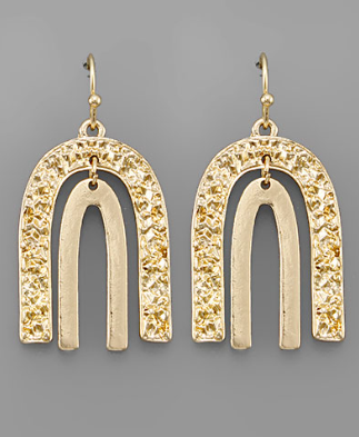 Nugget 2 Arch Earrings