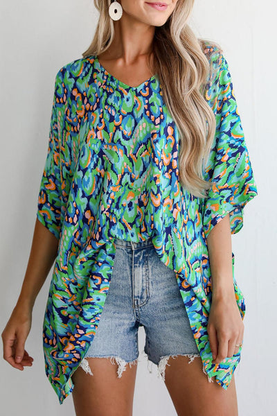 Oversized Abstract Top