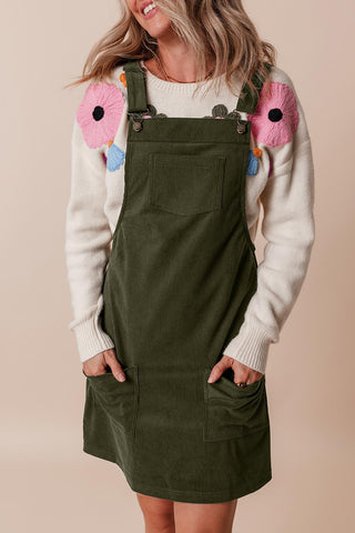 Overall Corduroy Dress