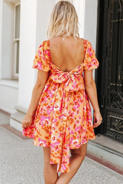 Bow Knot Back Dress