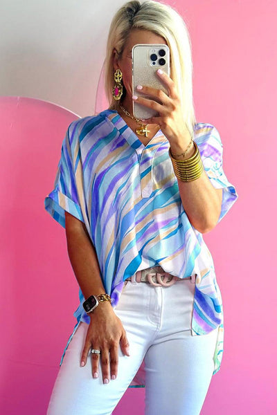 Watercolor Me All Summer Top