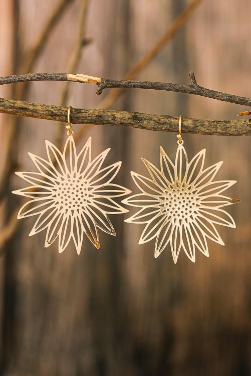 Sun Flower Earrings