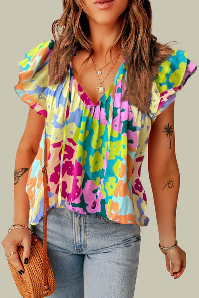 Flutter Me Floral Top