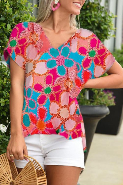 Dolman Flower Power Top