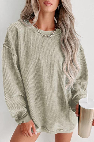 Ribbed Knit PUllover