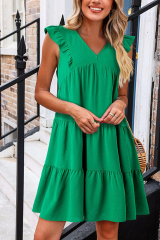 Pinch me Green Dress