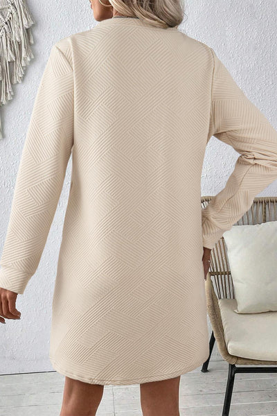 Apricot Textured Dress