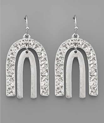 Nugget 2 Arch Earrings