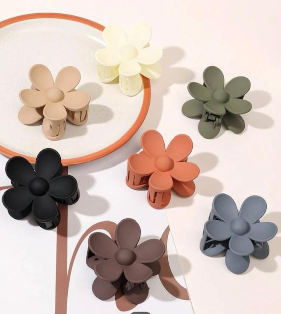 Fall FLower Hair Clips