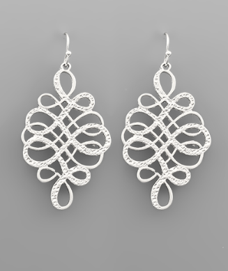 Rhombus Filigree Earrings