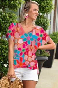 Dolman Flower Power Top