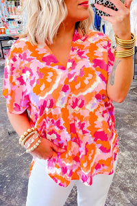 Orange and Pink Perfection Top