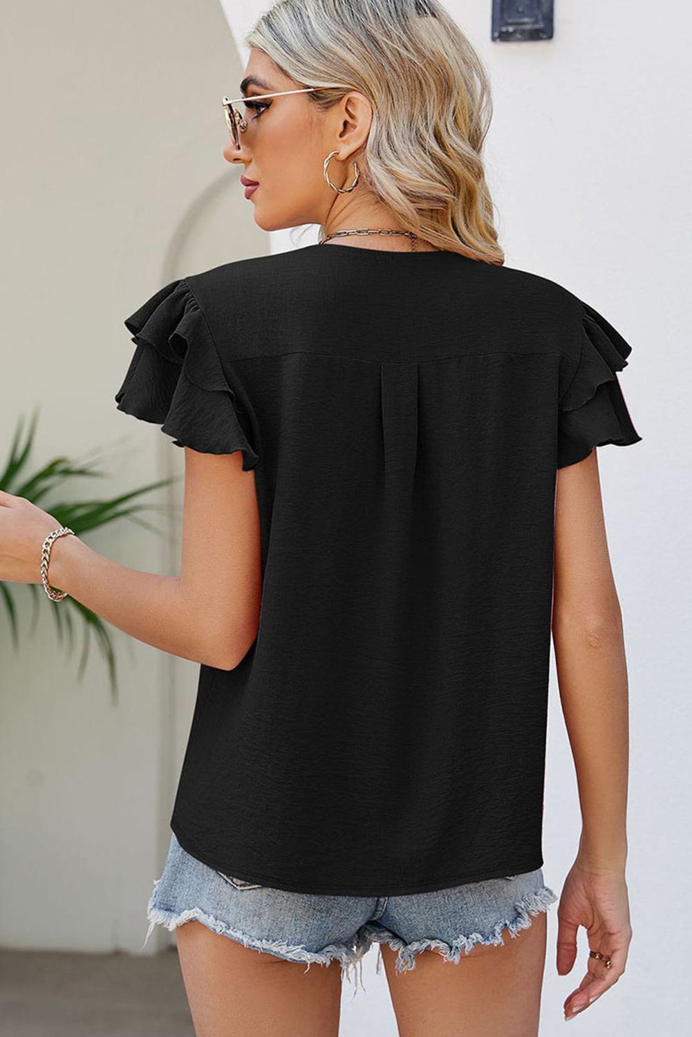 Ruffle The Feathers Top