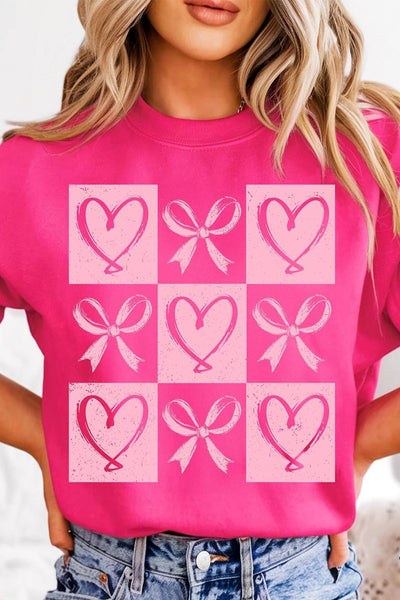 Heart and Bow Sweatshirt