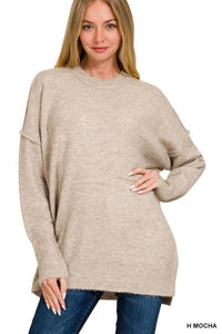 Melange Pocket Sweater