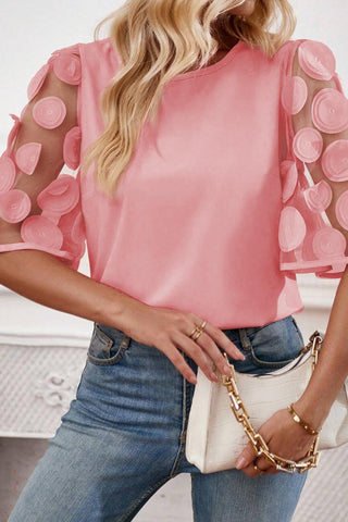 Mesh the Dots Top