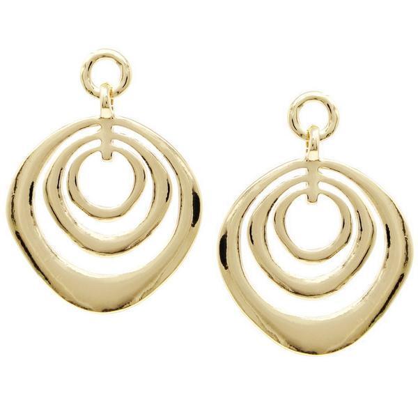 Triple Hoop Drop Earrings