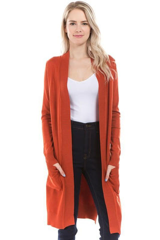 Long Open Cardigan