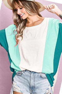 Vertical Color Block Top