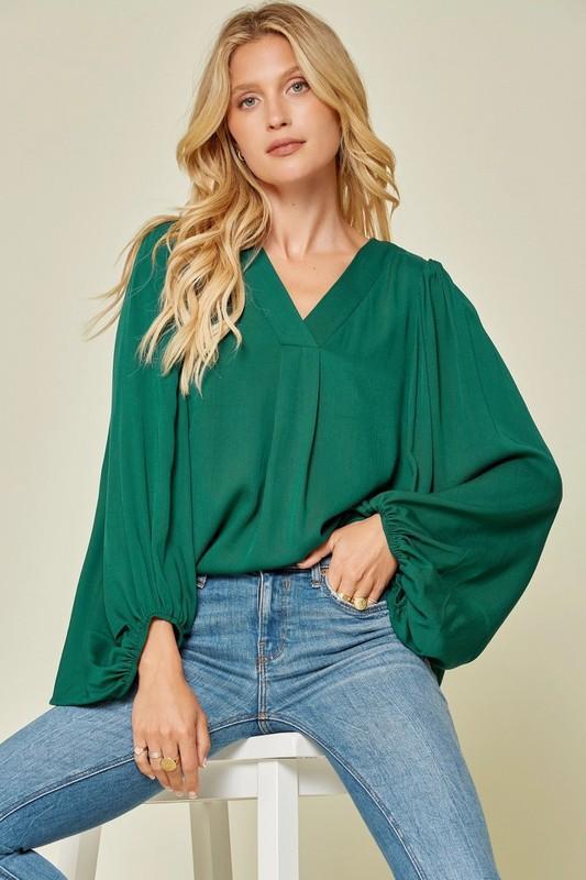 V Neck Blouse