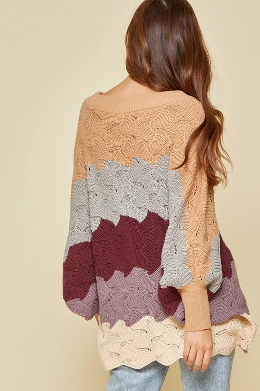 Color Block Sweater