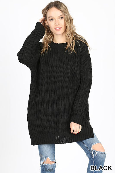 Long Sleeve Round Neck Sweater