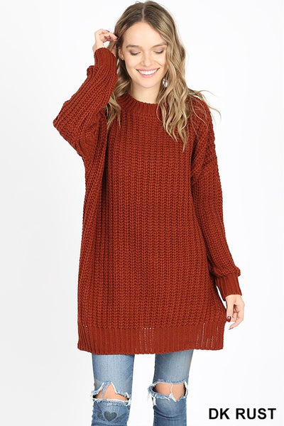 Long Sleeve Round Neck Sweater