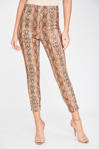 Snake Print Leggings