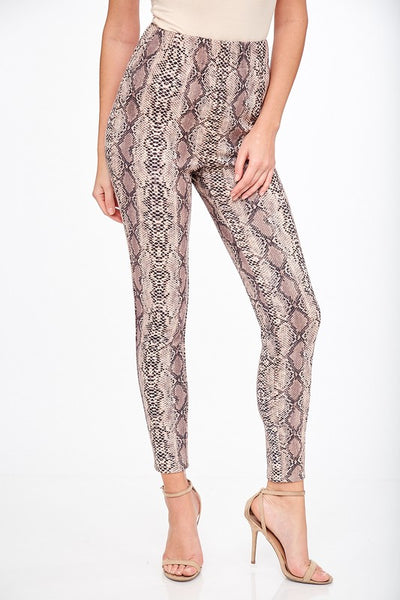 Snake Print Leggings