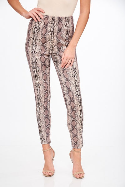 Snake Print Leggings