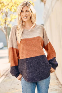 Color Block Sweater