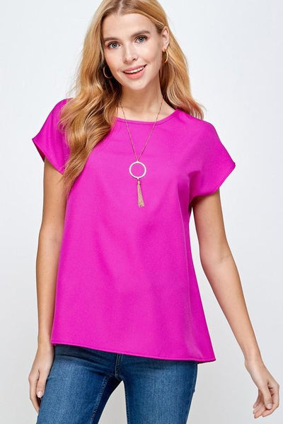 Classic Cap Sleeve Basic Top