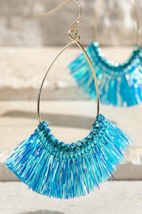 Foil Tassel Earrings